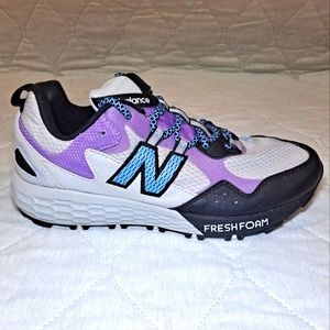 New Balance CRAG TR Fresh Foam All-Terrain Running Sneakers Women's 10 Slvr/Purp